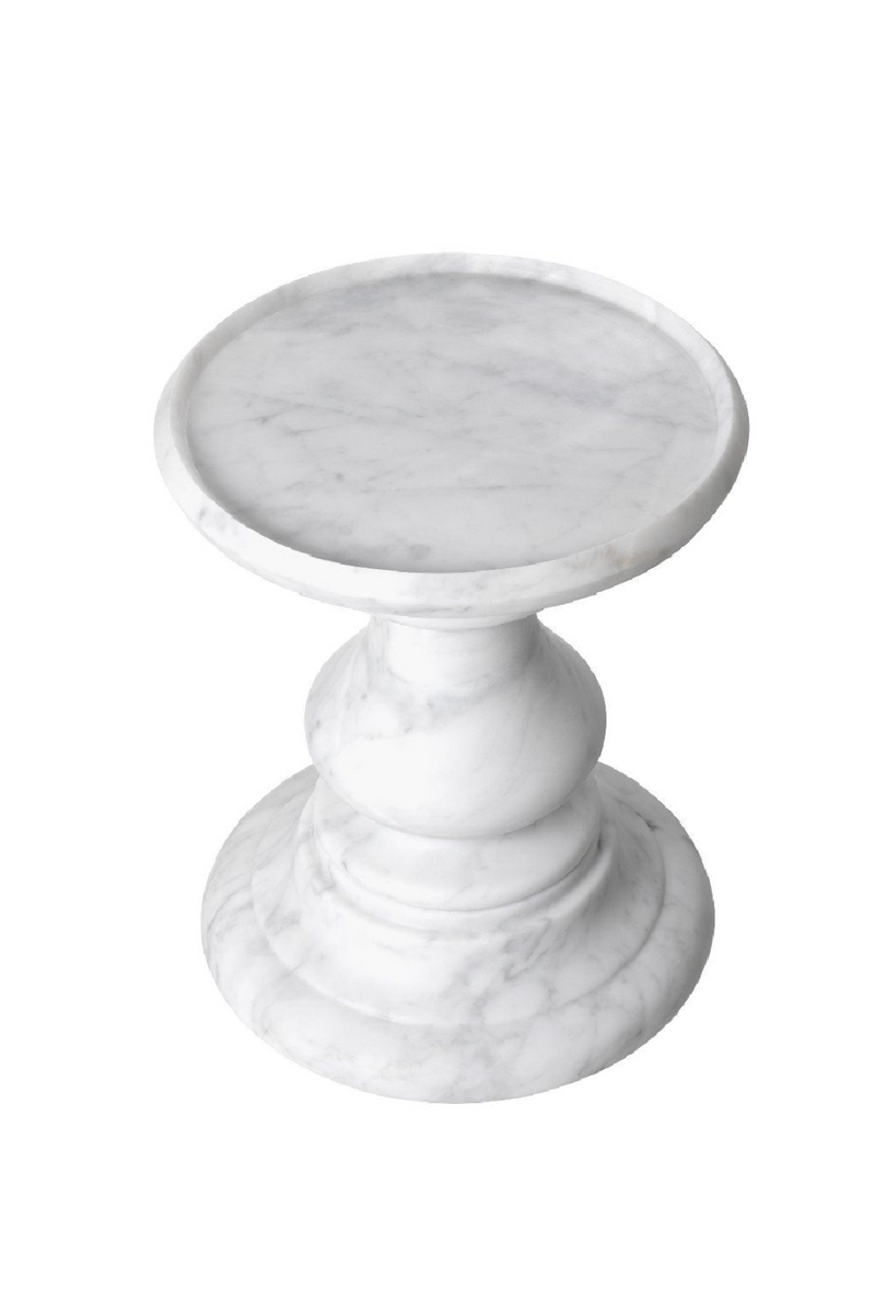 White Marble Side Table | Eichholtz Melody | OROA TRADE