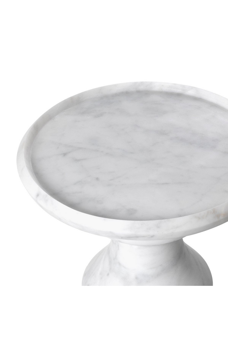 White Marble Side Table | Eichholtz Melody | OROA TRADE