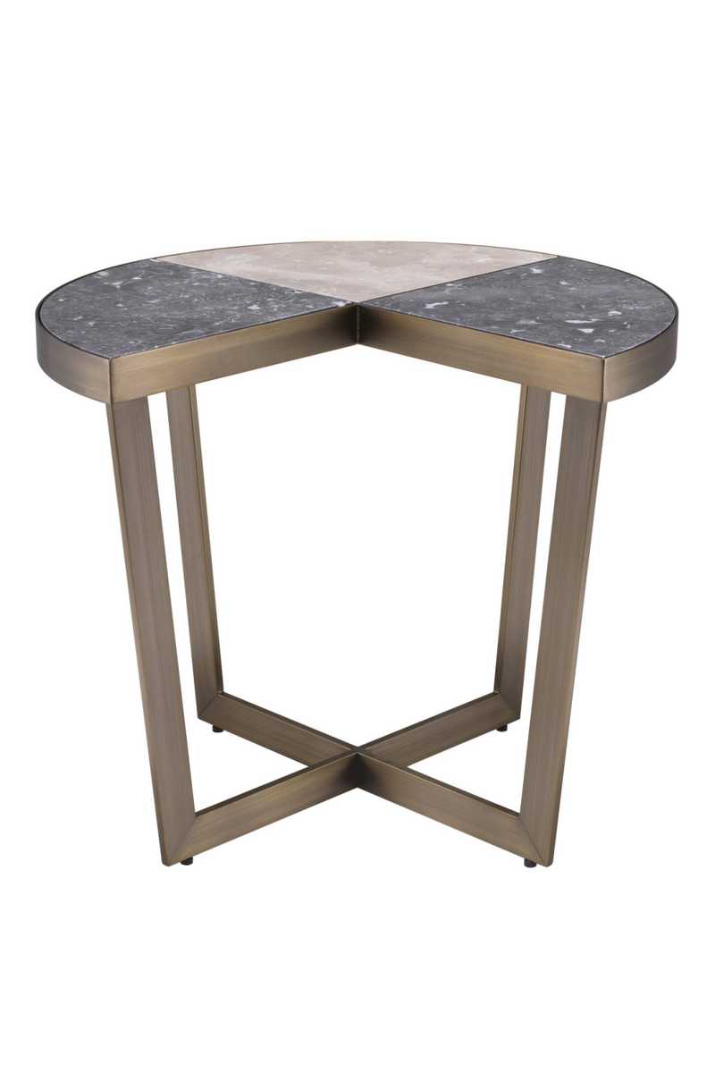 Brass Marble Side Table | Eichholtz Turino | OROA TRADE