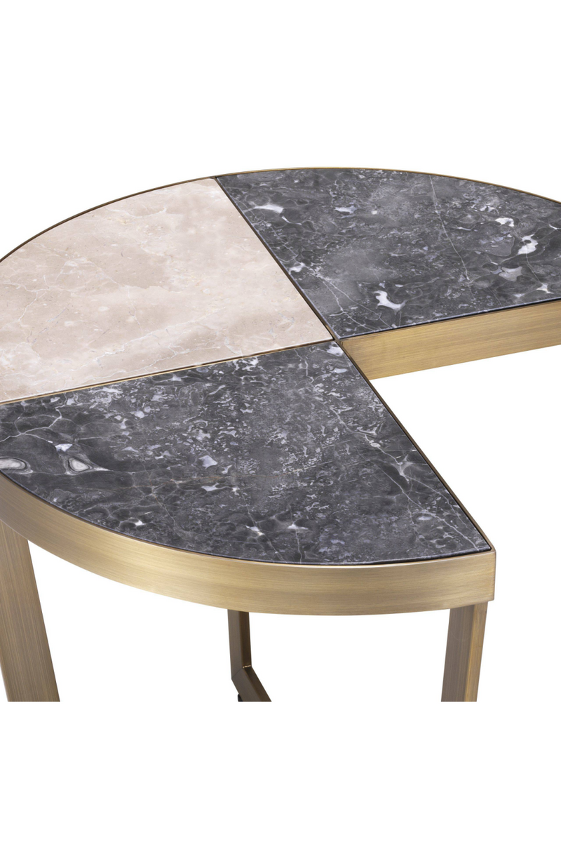 Brass Marble Side Table | Eichholtz Turino | OROA TRADE