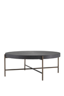 Round Gunmetal Coffee Table | Eichholtz Nikos |