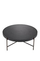 Round Gunmetal Coffee Table | Eichholtz Nikos |