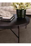 Round Gunmetal Coffee Table | Eichholtz Nikos |