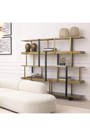 Brass Wall Shelving Cabinet | Eichholtz Mercure | Oroatrade.com