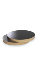 Brass Stacked Coffee Table | Eichholtz Griffith | Oroatrade.com