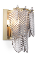 Smoked Glass Brass Wall Lamp | Eichholtz Verbier | OROA TRADE