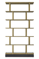 Brass 6-Shelf Bookcase | Eichholtz Nesto |