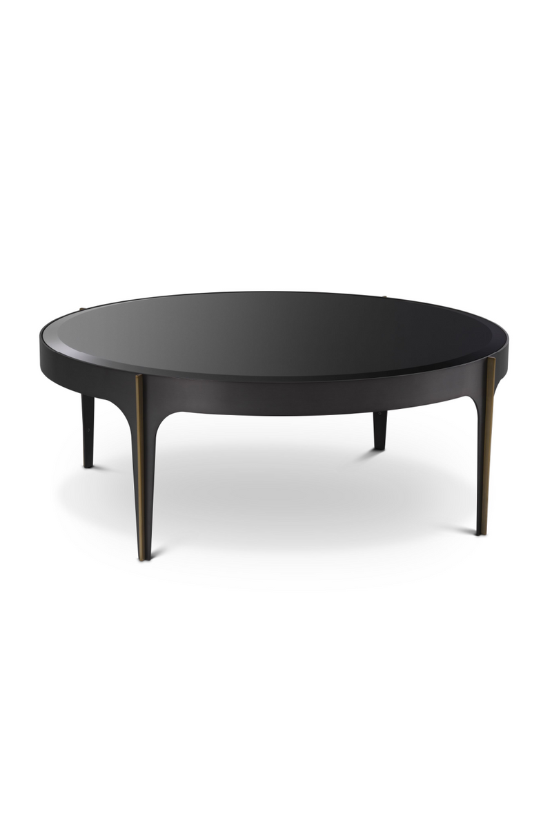Bronze Frame Black Coffee Table | Eichholtz Artemisa - S | OROA TRADE