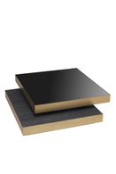 Brass Stacked Coffee Table | Eichholtz Shelton | OROA TRADE