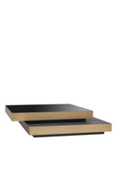 Brass Stacked Coffee Table | Eichholtz Shelton | OROA TRADE