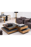 Brass Stacked Coffee Table | Eichholtz Shelton | OROA TRADE