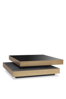 Brass Stacked Coffee Table | Eichholtz Shelton | OROA TRADE