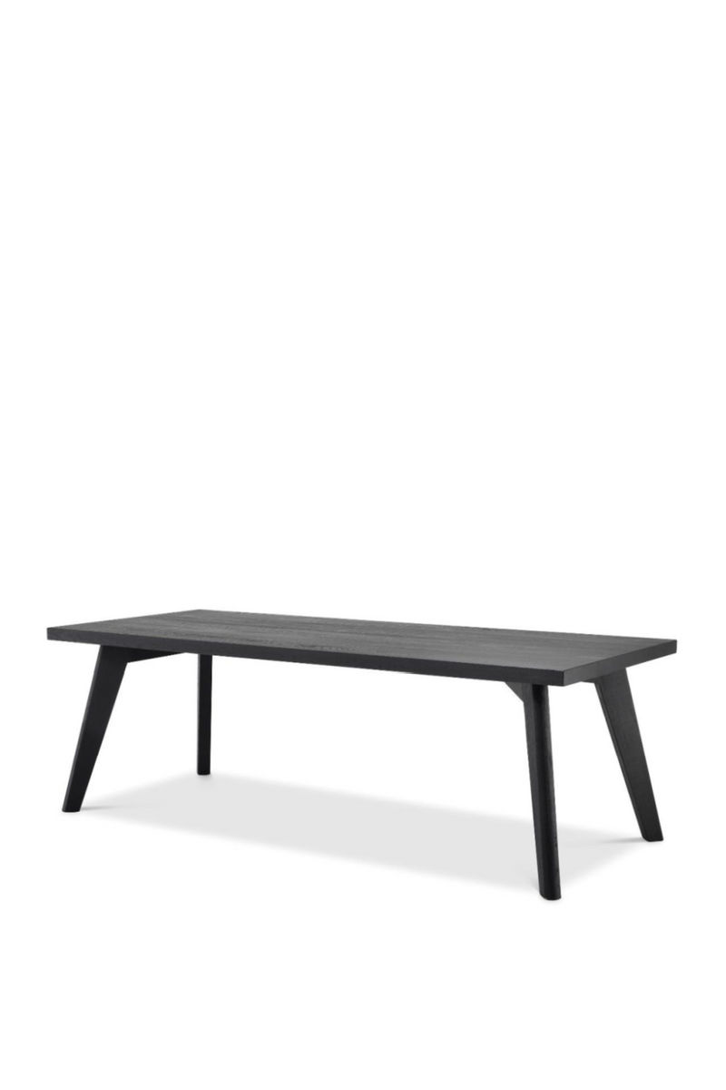 Rectangular Black Oak Dining Table | Eichholtz Biot | OROA TRADE