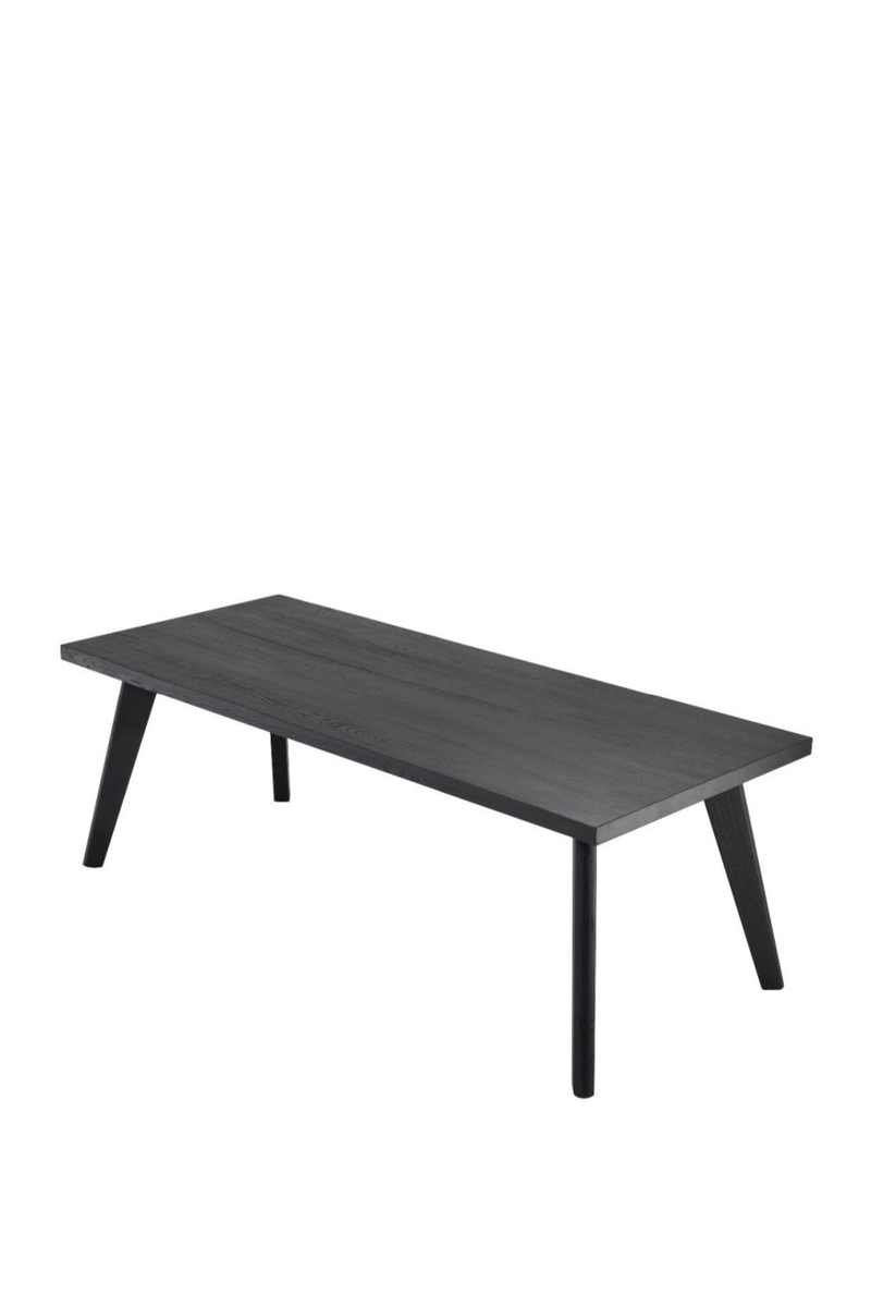 Rectangular Black Oak Dining Table | Eichholtz Biot | OROA TRADE