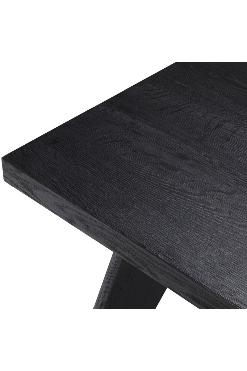 Rectangular Black Oak Dining Table | Eichholtz Biot | OROA TRADE