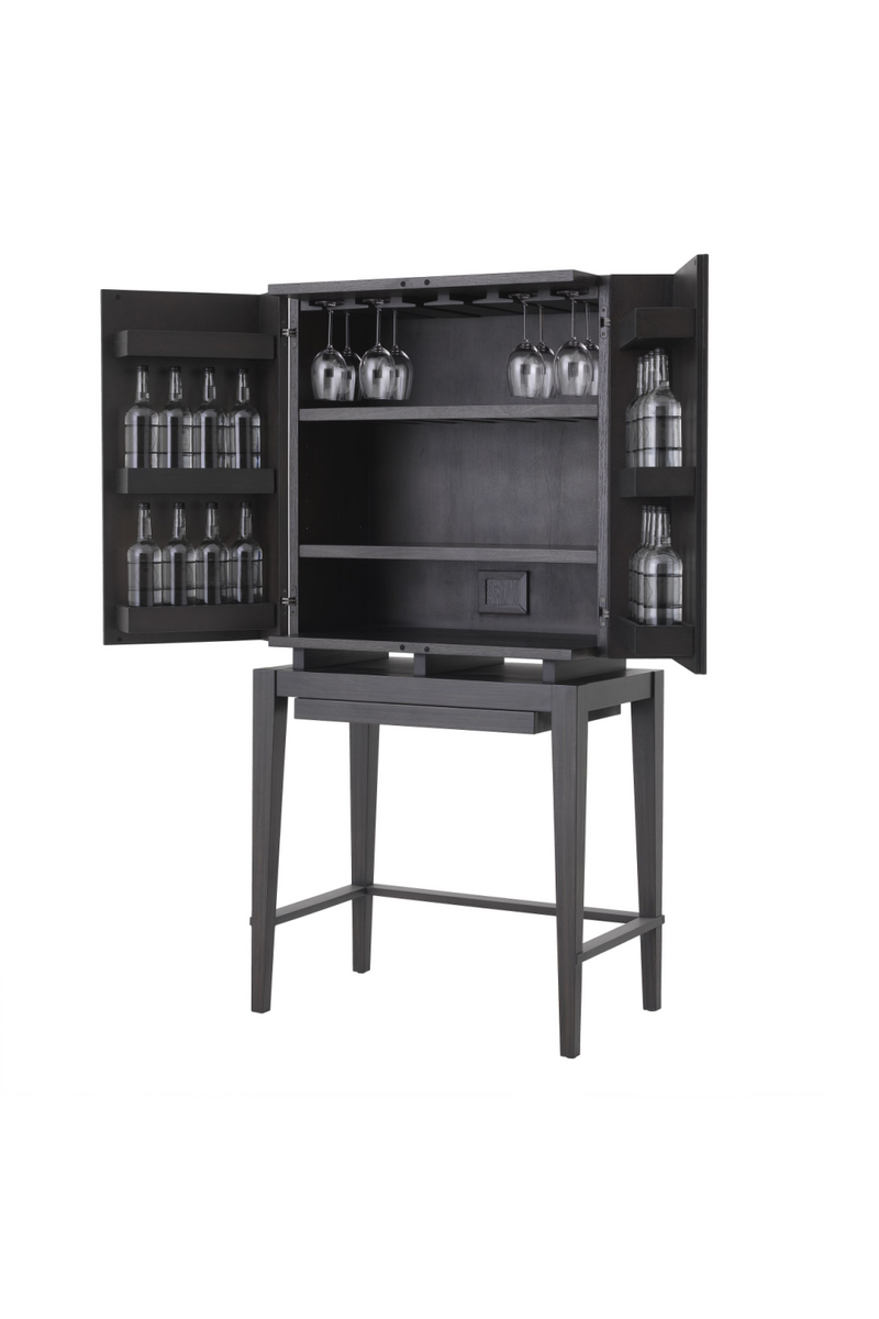 Charcoal Oak Storage Cabinet | Eichholtz Dimitros | OROA TRADE