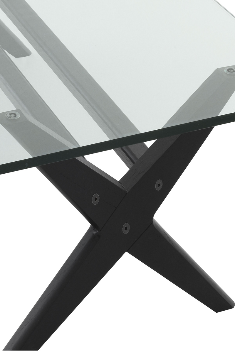 Black X-Shaped Legs Coffee Table | Eichholtz Maynor | Oroatrade.com