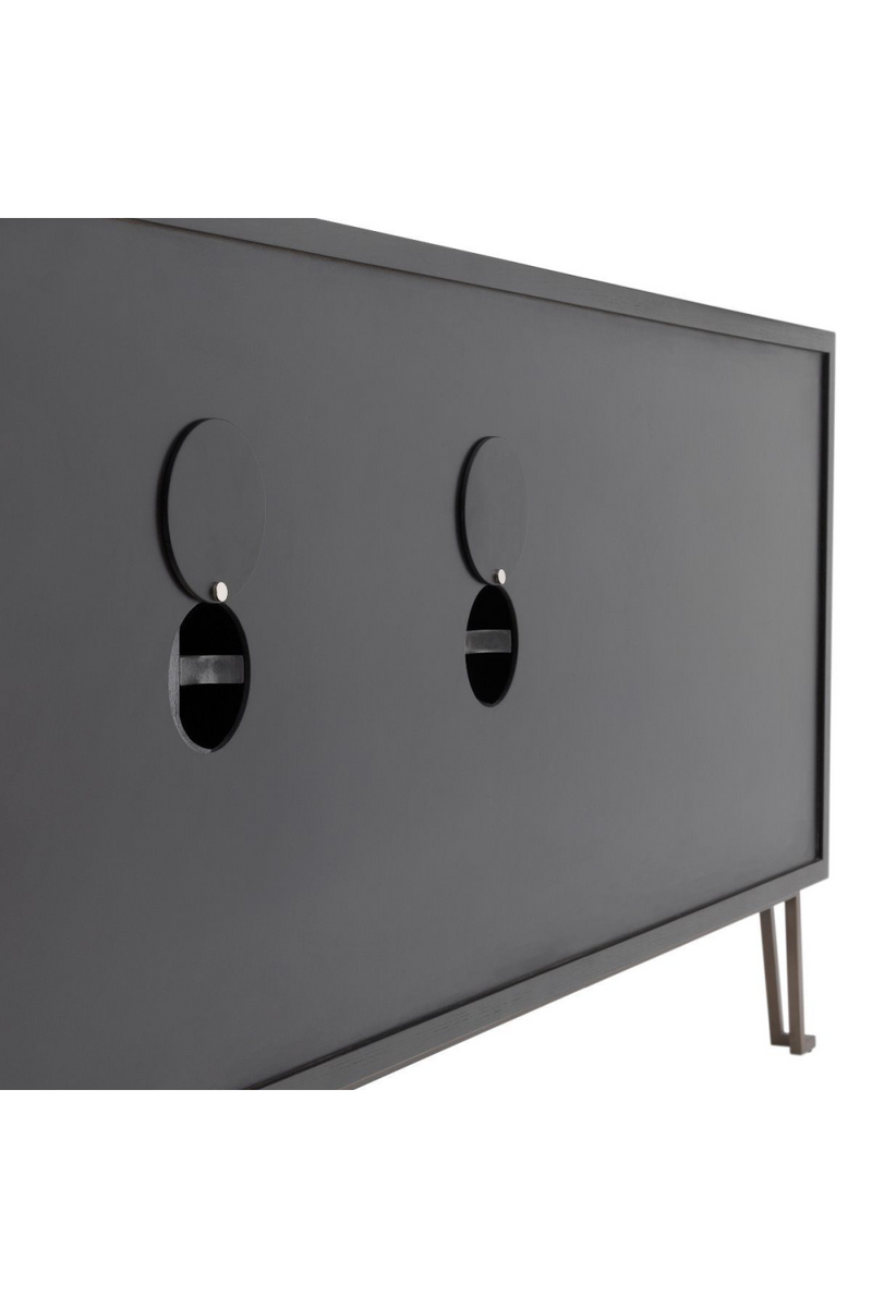 Modern Brown Oak Media/TV Cabinet - Eichholtz Highland | OROATRADE.com
