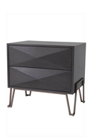 Bronze Oak Hairpin Nightstand | Eichholtz Highland | OROA TRADE