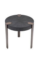 Charcoal Gray Oak Veneer Side Table | Eichholtz Oxnard | OROA TRADE