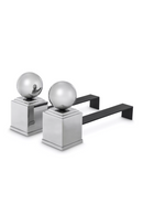 Classic Style Metal Andiron Set (2) | Eichholtz Viviers | OROATRADE.com