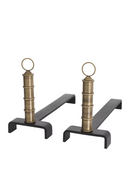 Metal Andiron Set (2) | Eichholtz Vauxbons | OROATRADE.com