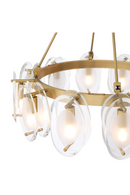 Brass Bevelled Glass Chandelier | Eichholtz Sublime | OROA TRADE