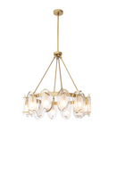 Brass Bevelled Glass Chandelier | Eichholtz Sublime | OROA TRADE