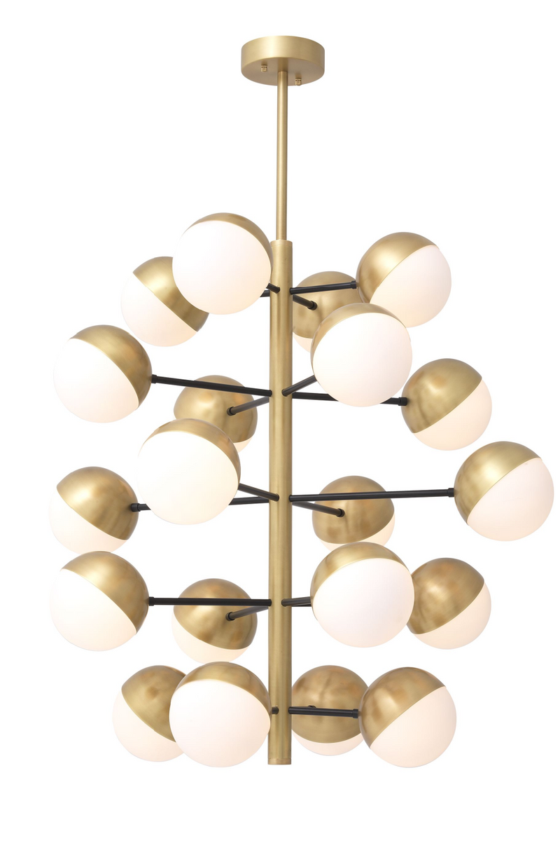 Brass Globe Sputnik Chandelier L | Eichholtz Cona | OROA TRADE