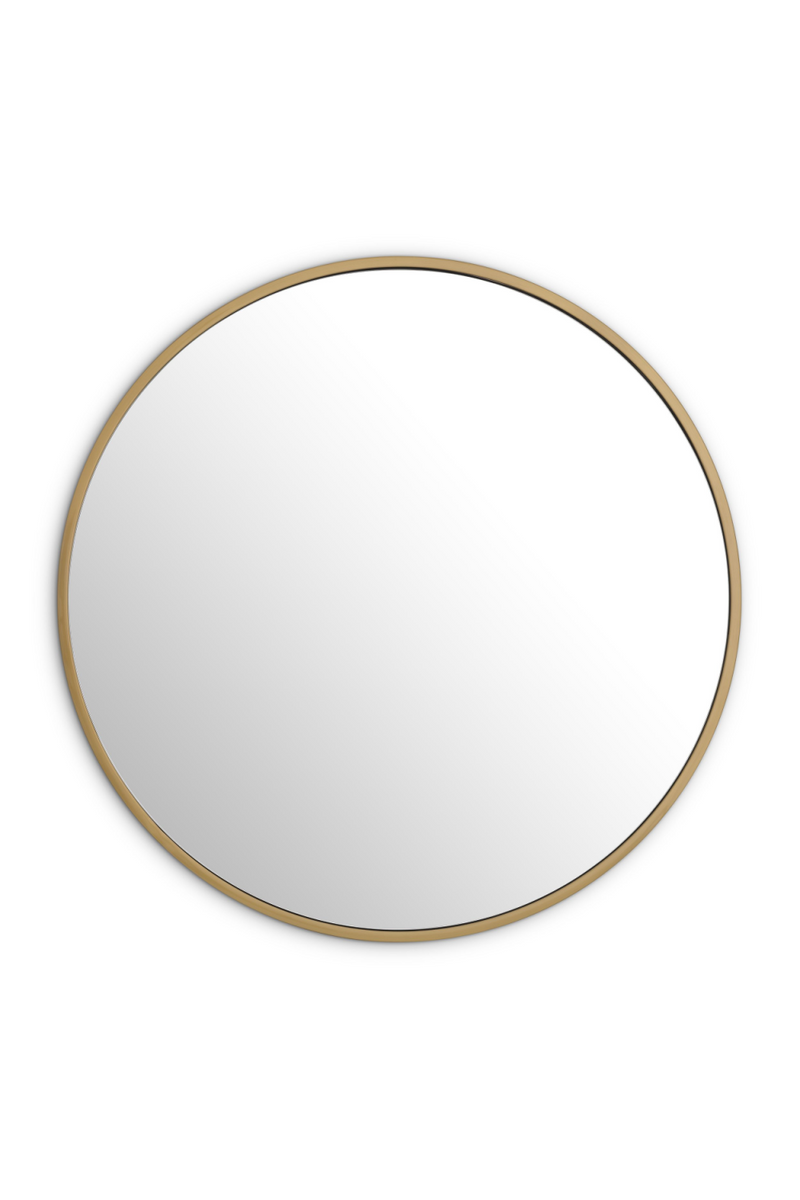 Brass Frame Round Mirror | Eichholtz Heath | OROA TRADE