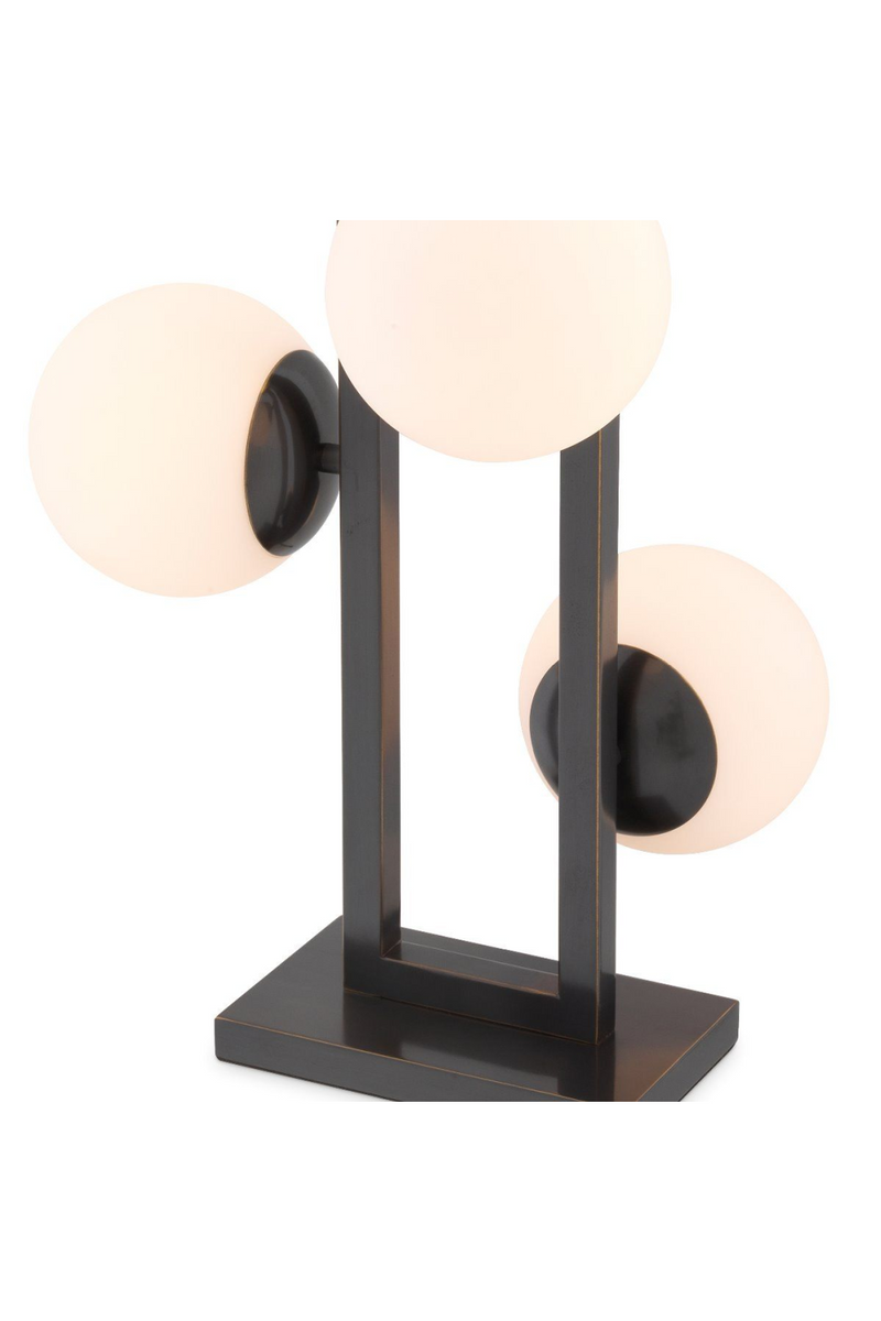 White Glass Globe Table Lamp | Eichholtz Pascal | OROA TRADE