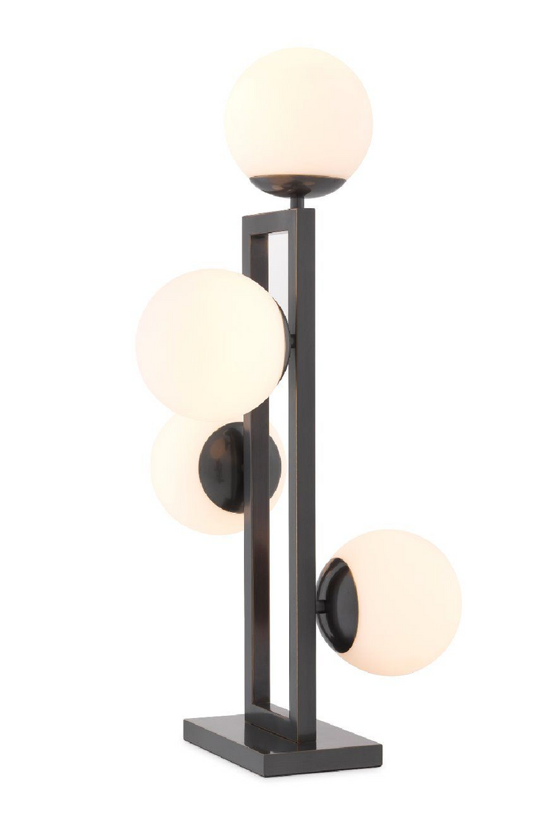 White Glass Globe Table Lamp | Eichholtz Pascal | OROA TRADE