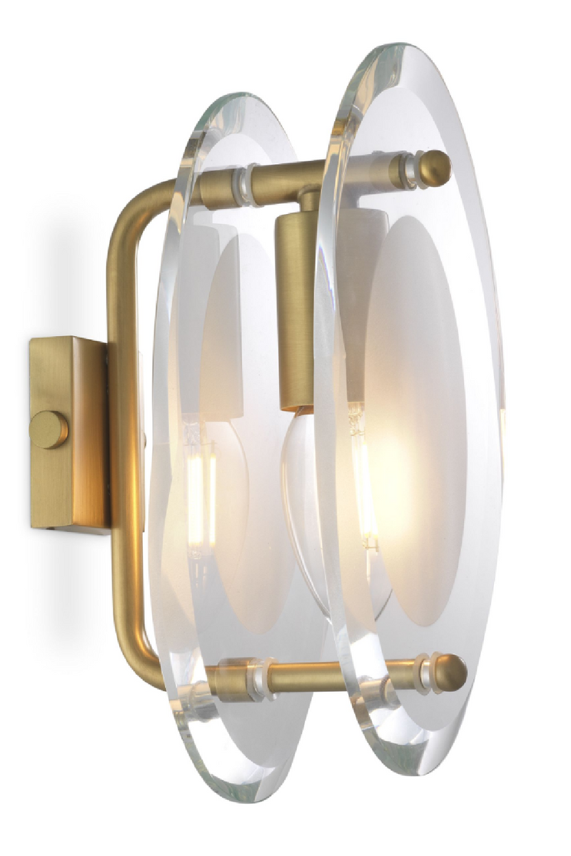 Bevelled Glass Wall Lamp | Eichholtz Trissoni | OROA TRADE