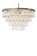 Brass Glass Drop Chandelier | Eichholtz Bolzano | OROA TRADE