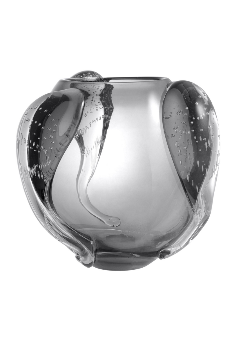 Gray Handblown Glass Vase | Eichholtz Sianluca L | Oroatrade.com