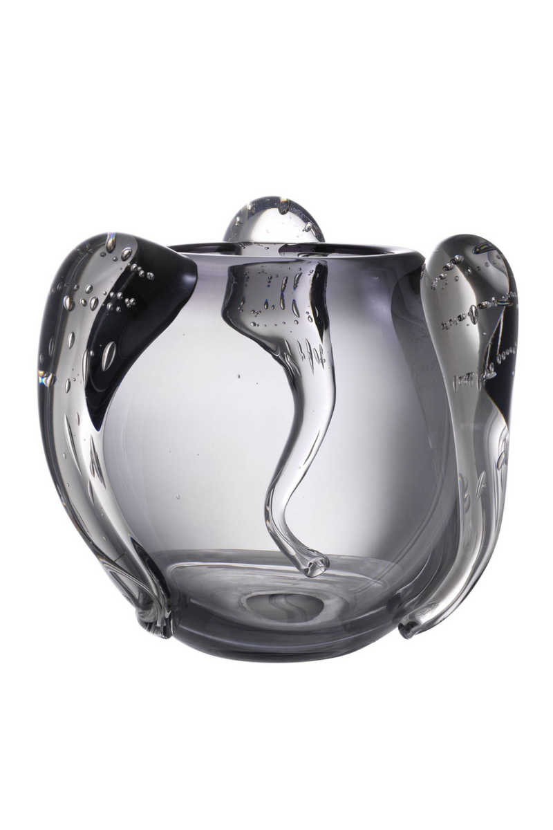 Gray Handblown Glass Vase | Eichholtz Sianluca S | OROA TRADE
