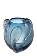 Eye-catching Blue Hand Blown Glass Vase - Eichholtz Sianluca L | OROA TRADE