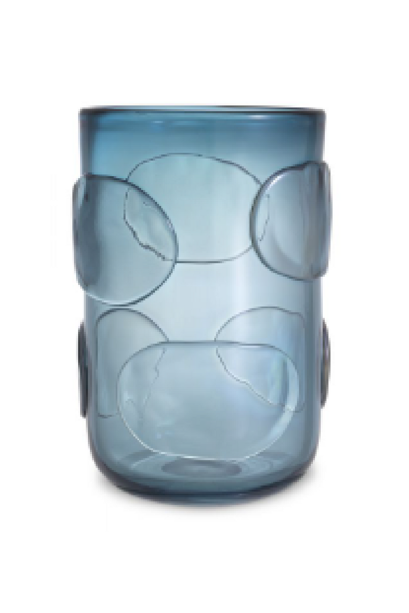 Blue Handblown Glass Vase | Eichholtz Valerio L | OROA TRADE