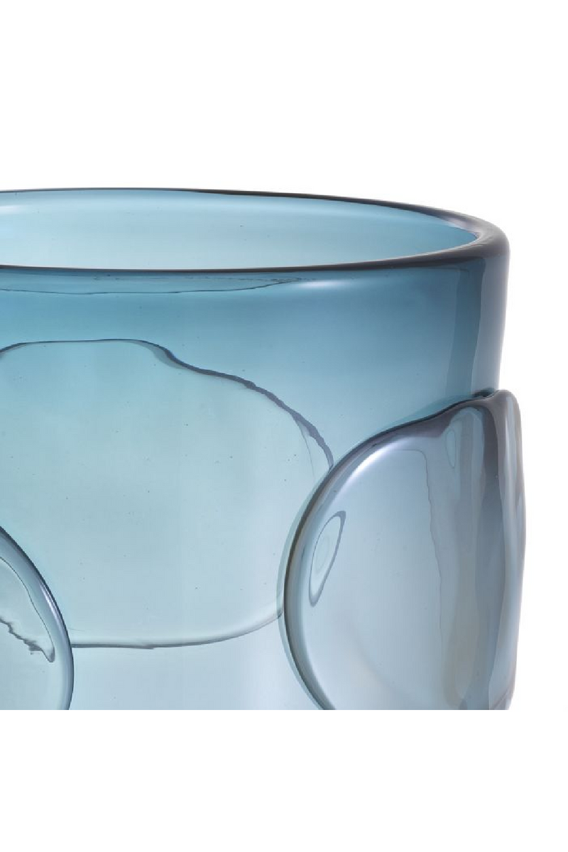 Blue Handblown Glass Vase | Eichholtz Valerio L | OROA TRADE