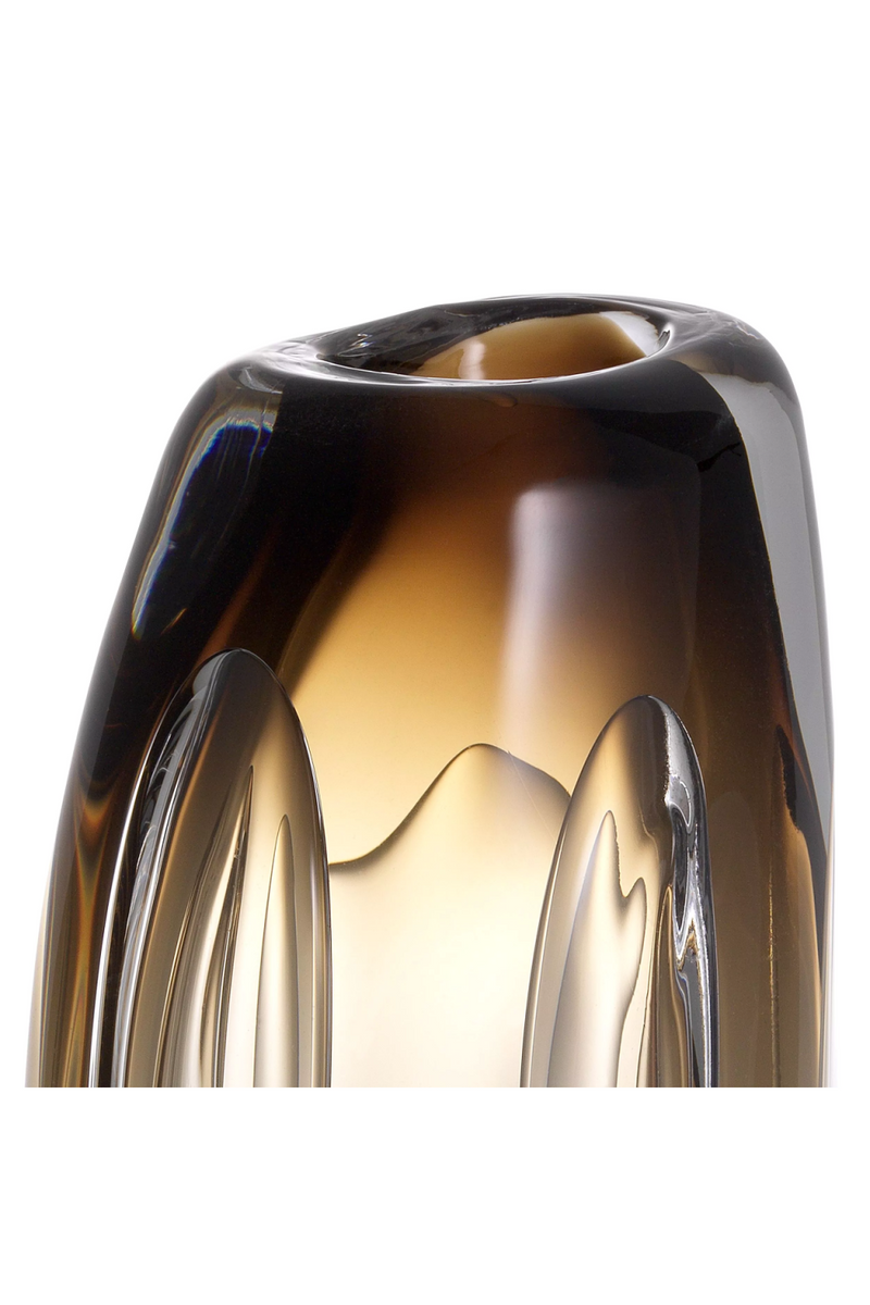 Brown Handblown Glass Vase | Eichholtz Sianni L  | Oroatrade.com