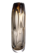 Brown Handblown Glass Vase | Eichholtz Sianni L  | Oroatrade.com