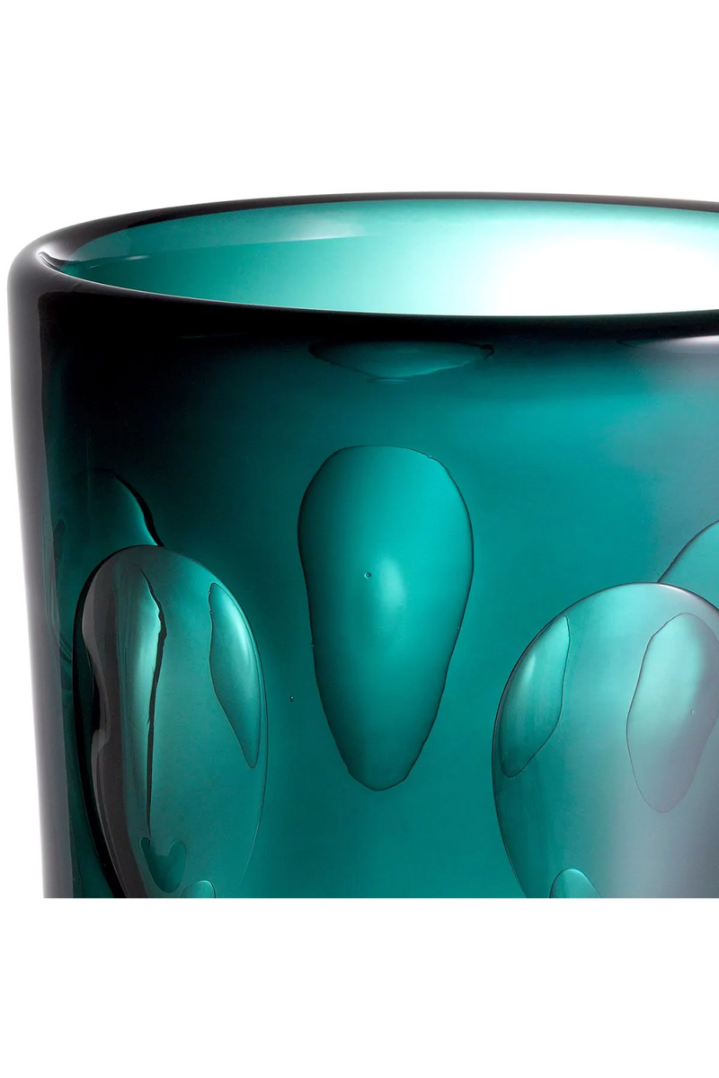 Green Handblown Glass Vase | Eichholtz Nino L | Oroatrade.com