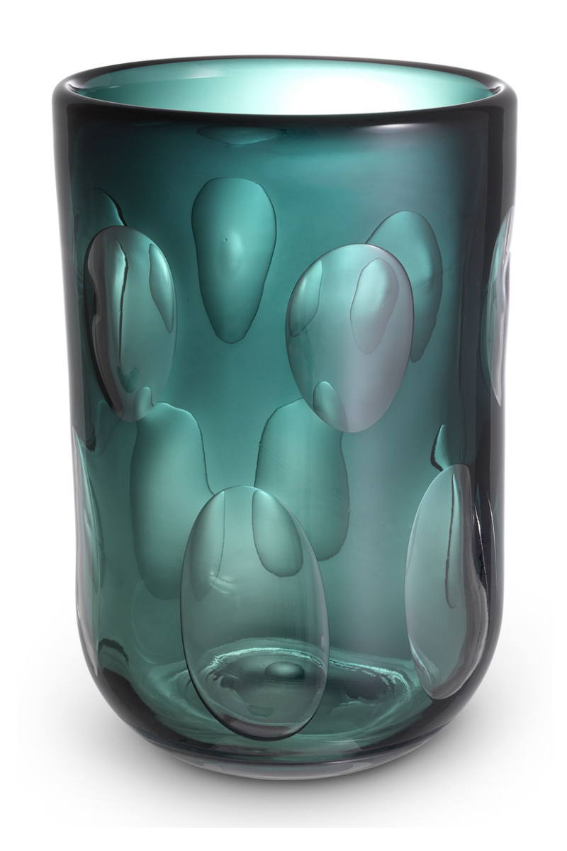 Green Handblown Glass Vase | Eichholtz Nino L | Oroatrade.com