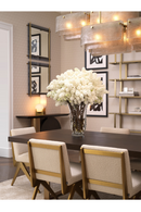 Cream Bouclé V-Leg Dining Chair | Eichholtz Fico | Oroatrade.com