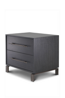 2 Drawer Gray Oak Nightstand | Eichholtz Canova | Oroatrade.com