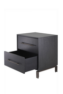 2 Drawer Gray Oak Nightstand | Eichholtz Canova | Oroatrade.com