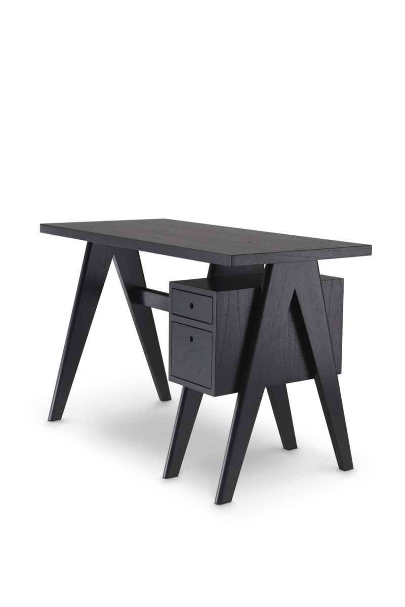 Black Wooden X-Leg Desk | Eichholtz Jullien | OROA TRADE