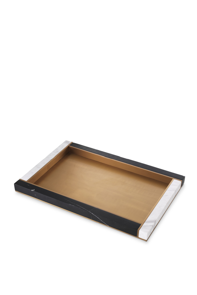 Brass and Marble Tray L | Eichholtz Farrell | OROA TRADE