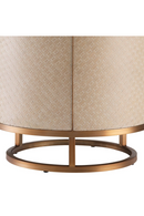 Woven Washed Oak Side Table | Eichholtz Napa Valley | Oroatrade.com