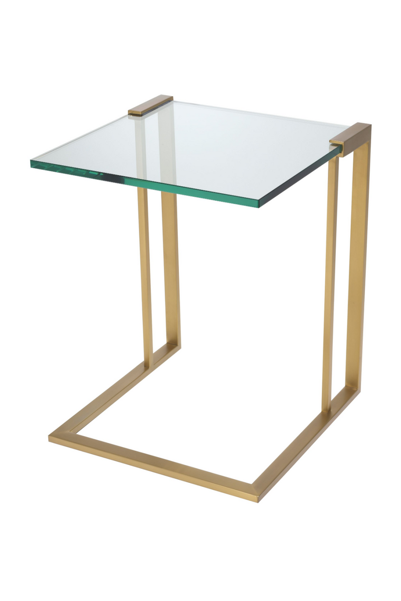 Brass Square Side Table | Eichholtz Perry | Oroatrade.com